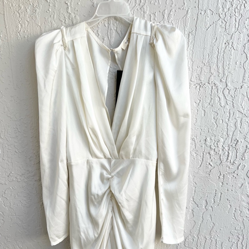 Mable maxi dress with strong sleeves and ruching NWT - Picture 5 of 11